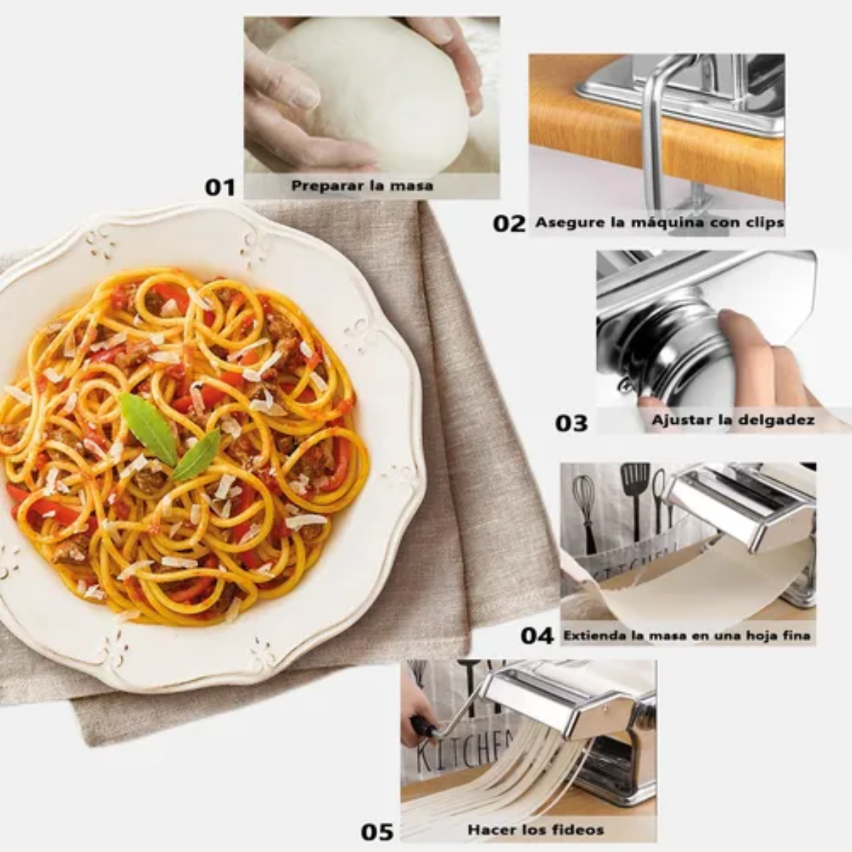 Miniatura 2 de Maquina Para Hacer Pasta De Acero